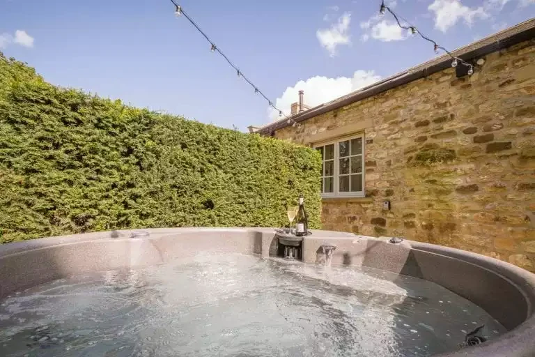 Hot tub breaks in England
