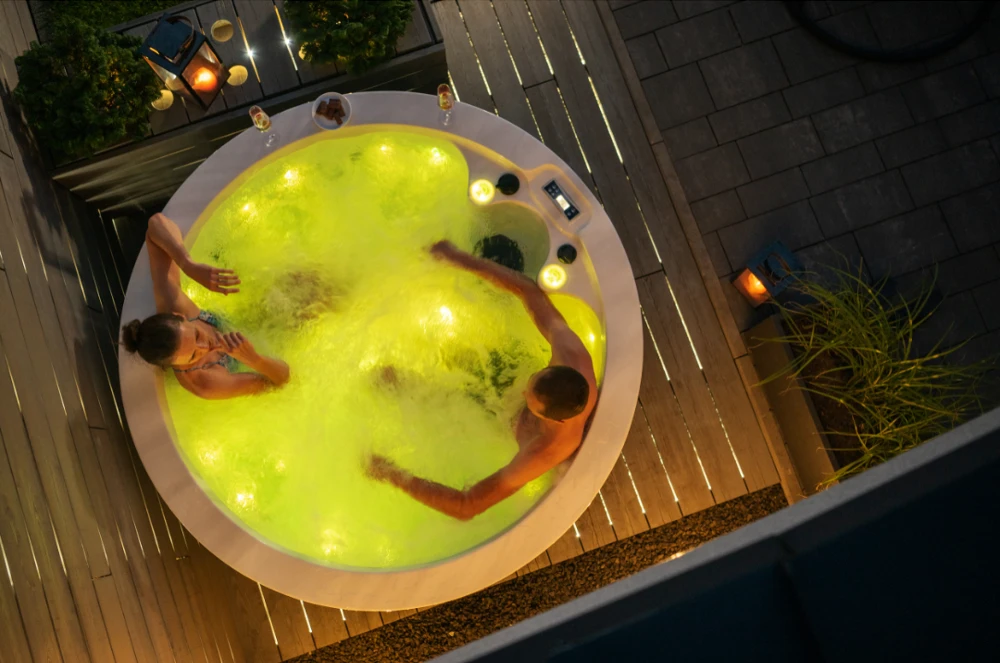 Luxury hot tub holiday