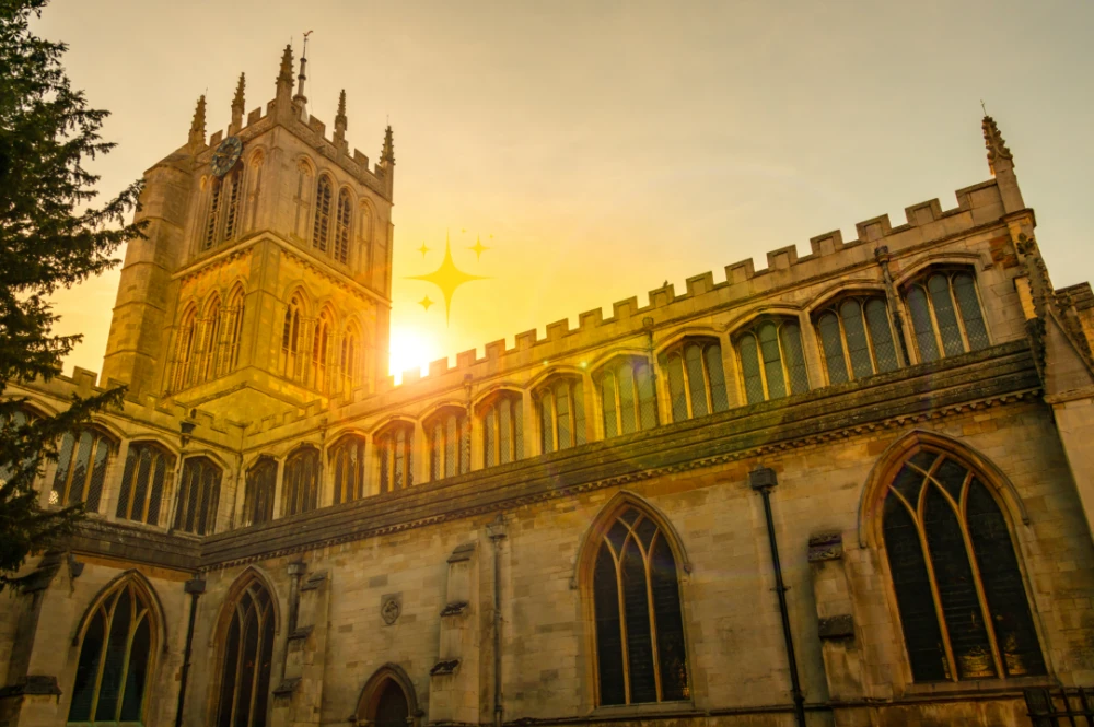 Historic church in Melton Mowbray