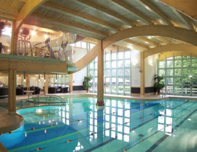 Swimming pool Darwin Forest Park Derbyshire