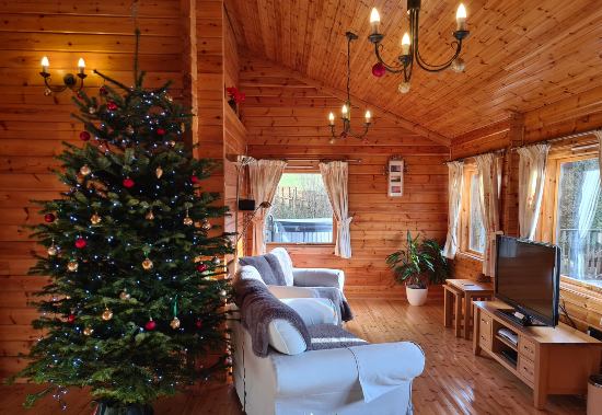Festive cabin