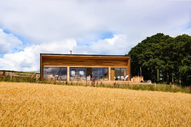 Log cabin in Scotland