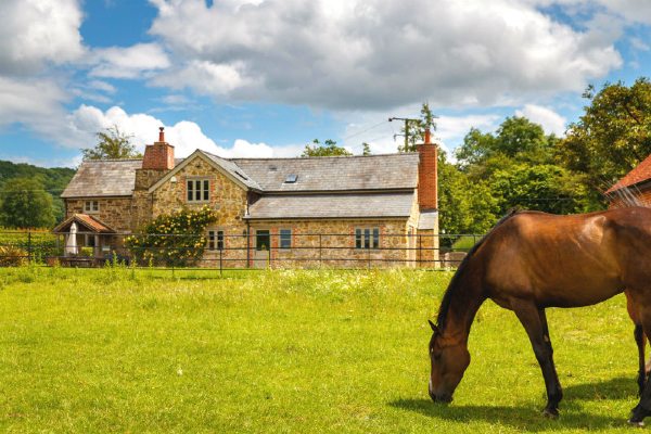 5 star horsey holiday Herefordshire