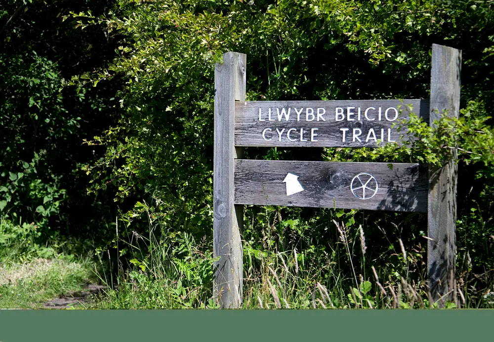 Millenium cycling path Wales