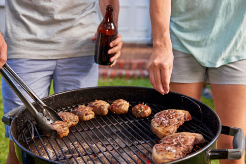 easy self-catering holidays with a bbq