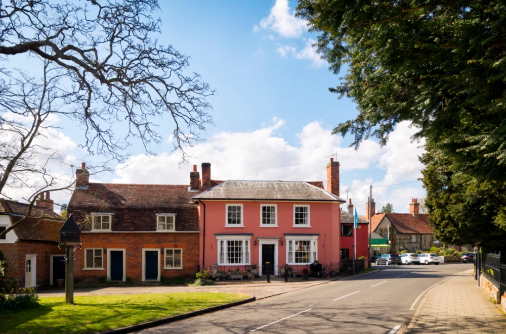Charming East Bergholt along the Essex Suffolk border
