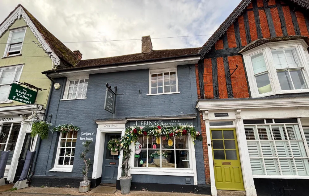Quaint historic Long Melford shops