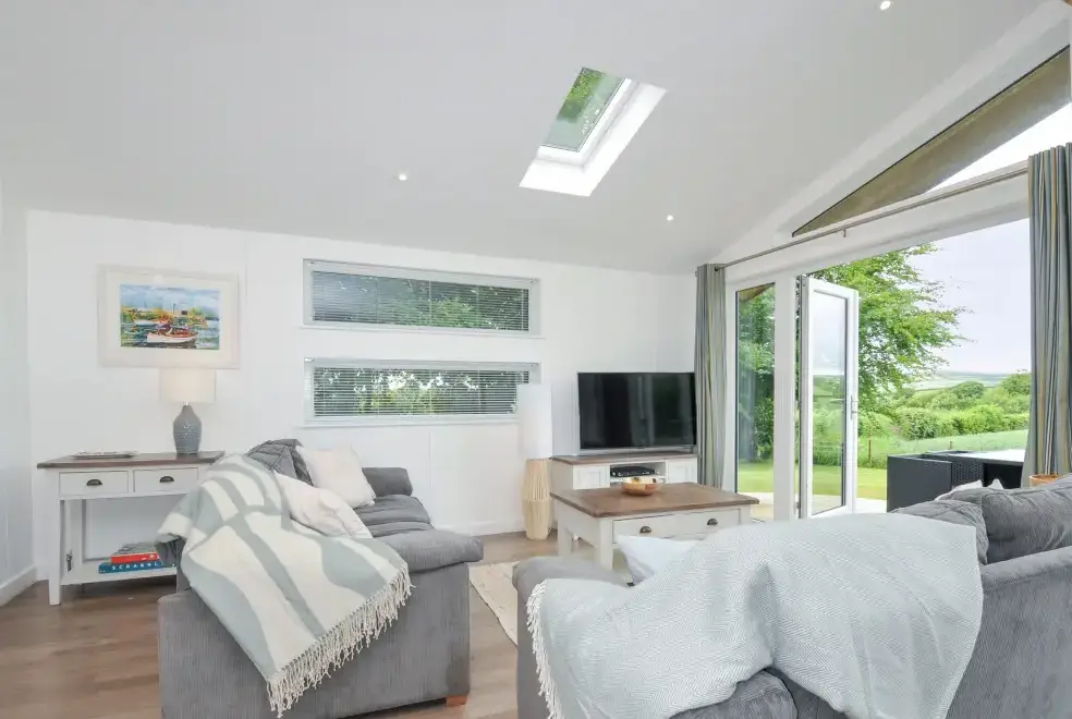 Open plan living area at 1 Horizon View