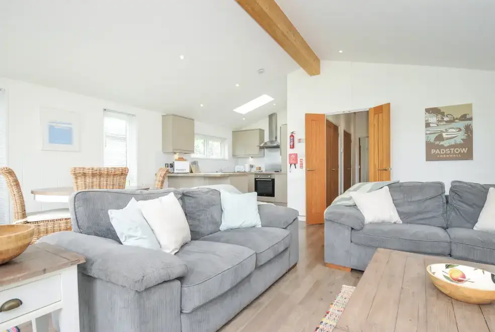 Open plan living area at 1 Horizon View