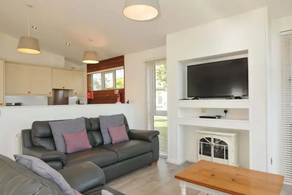 Open plan living area at 10 Horizon View