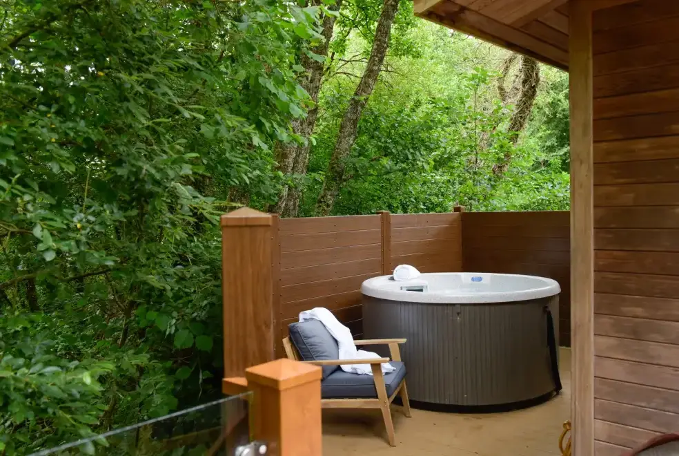 Private Hot Tub at 10 Stonerush Valley