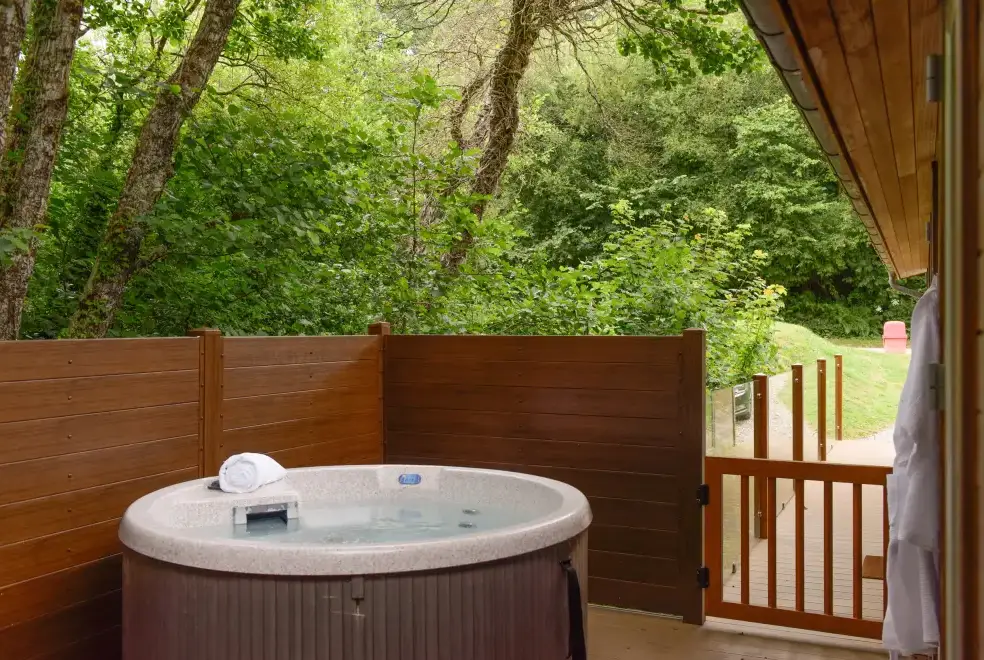 Private Hot Tub at 10 Stonerush Valley