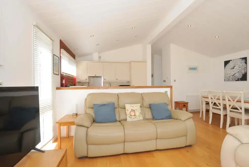 Open plan living area at 11 Horizon View