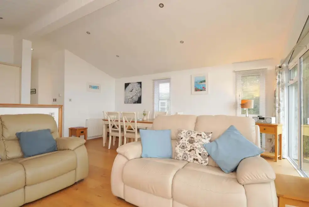 Open plan living area at 11 Horizon View