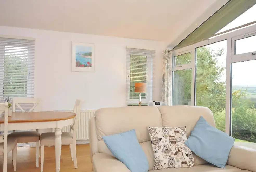 Open plan living area at 11 Horizon View