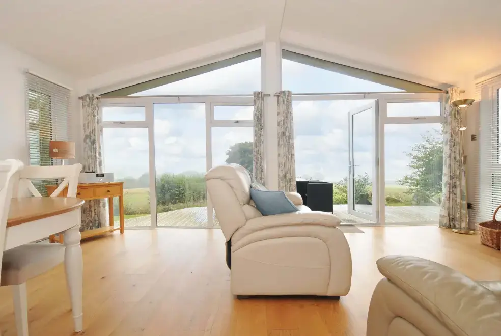 Open plan living area at 11 Horizon View