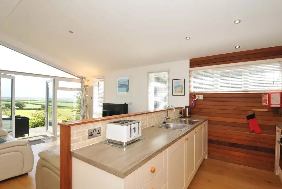 Open plan living area at 11 Horizon View