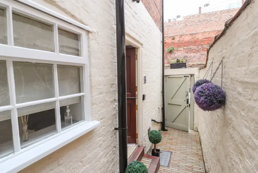 Enclosed garden at 12 Deva Terrace