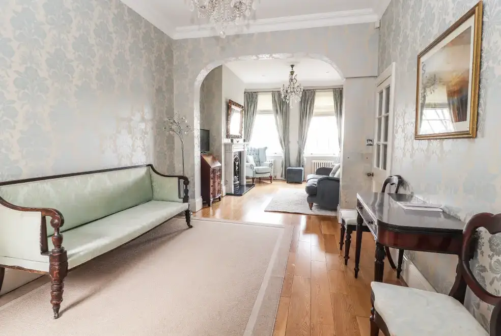 Drawing room at 12 Deva Terrace