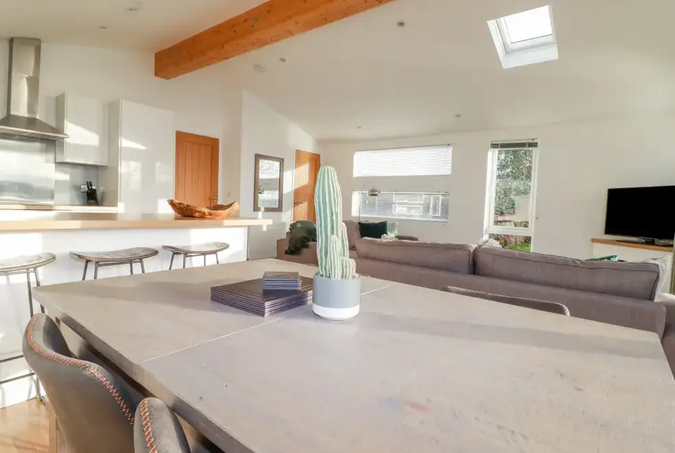 Open plan living area at 14 Horizon View