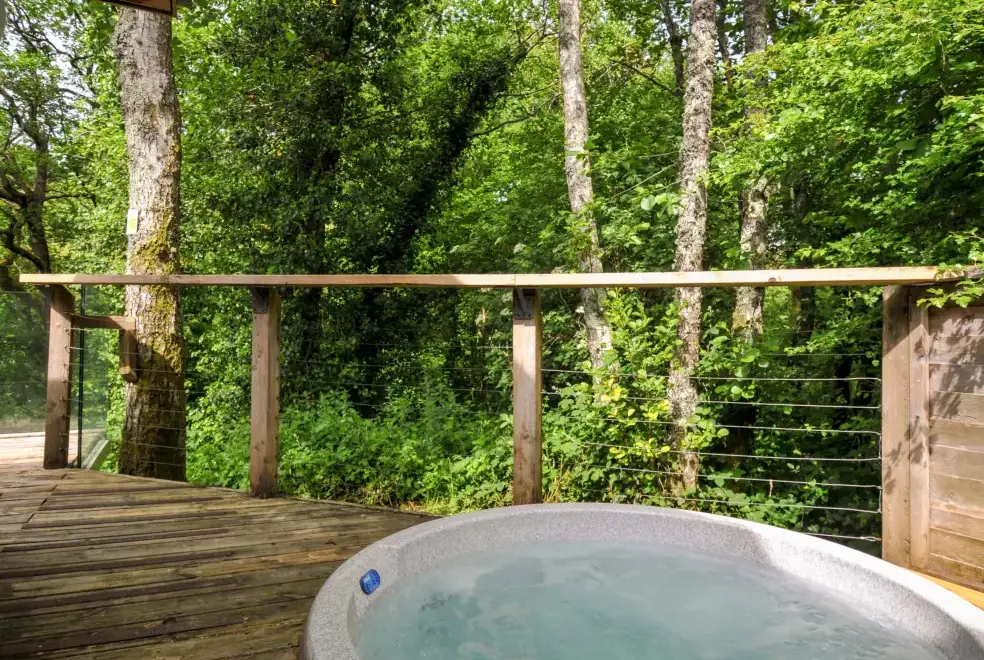 Private Hot Tub at 14 Stonerush Valley