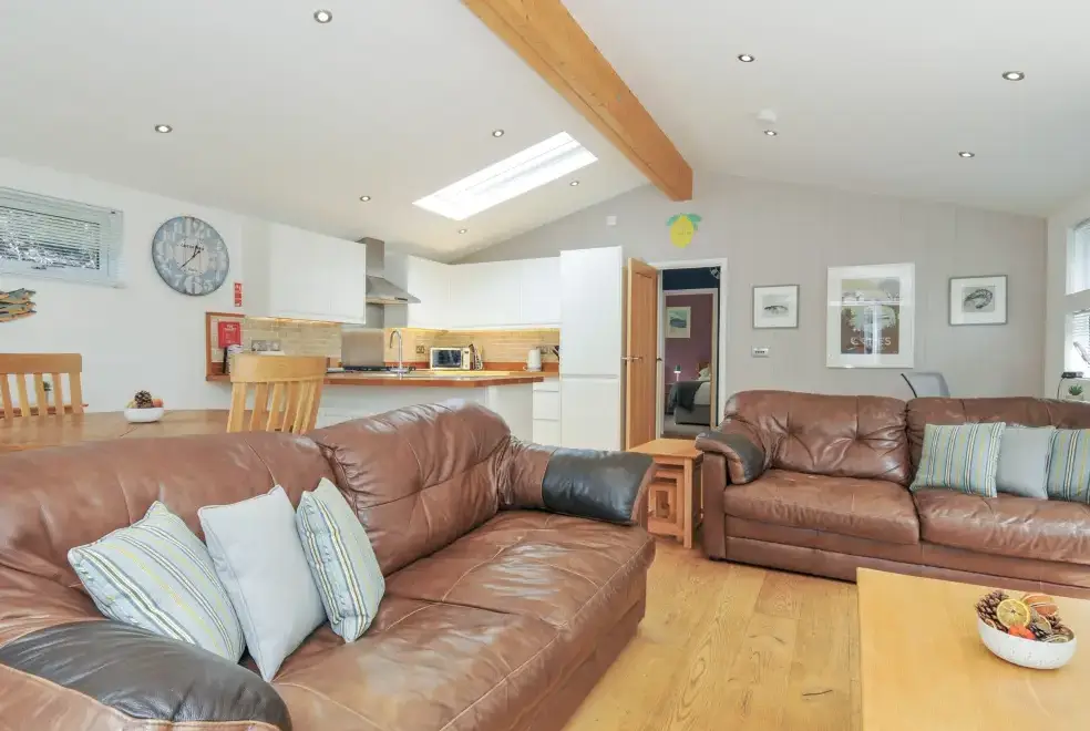 Open plan living area at 15 Horizon View