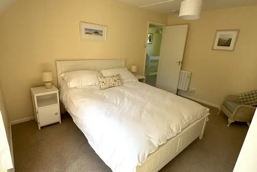 Bedroom at  2 Barlowenath Cottages