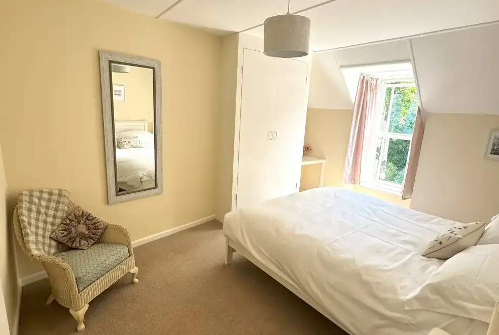 Bedroom at  2 Barlowenath Cottages
