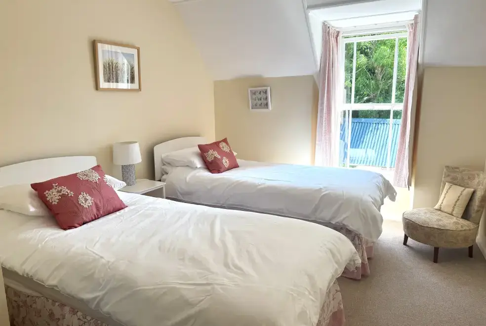 Bedroom at  2 Barlowenath Cottages