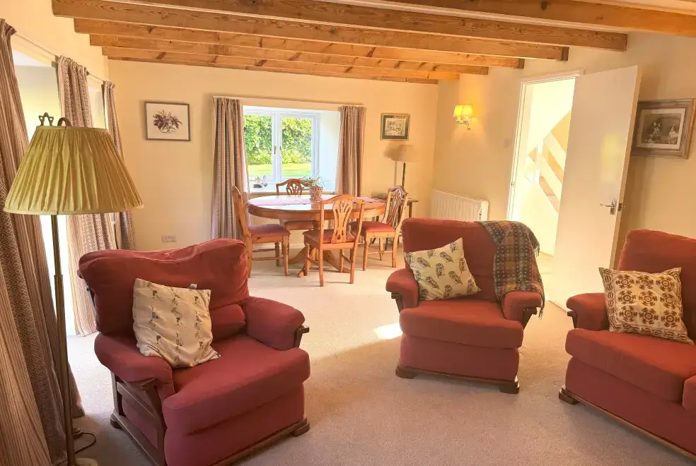 Lounge at  2 Barlowenath Cottages