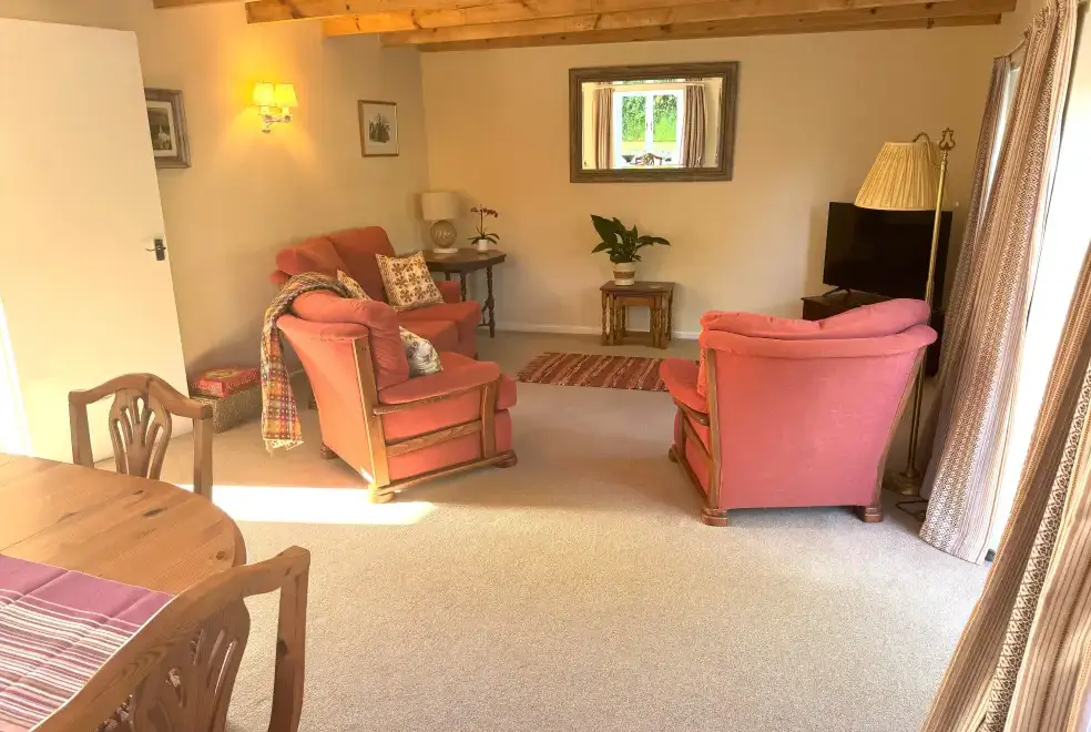 Lounge at  2 Barlowenath Cottages