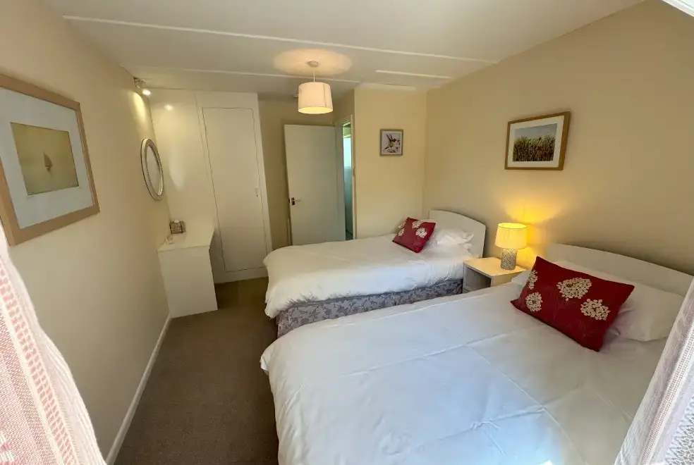 Bedroom at  2 Barlowenath Cottages