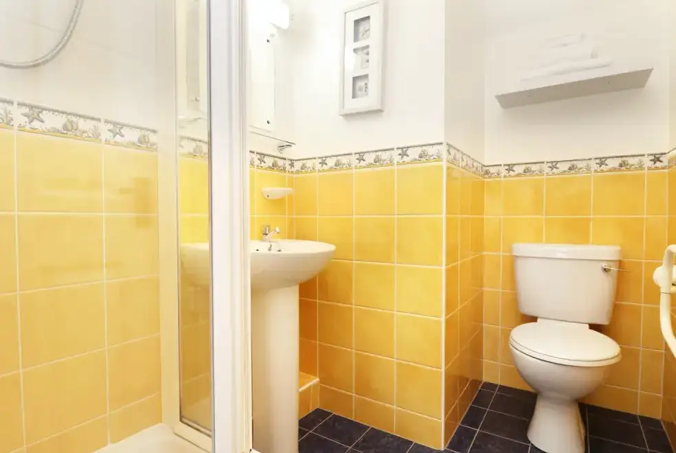 Shower room at 2 Bedroom Polyphant Rural Retreat 