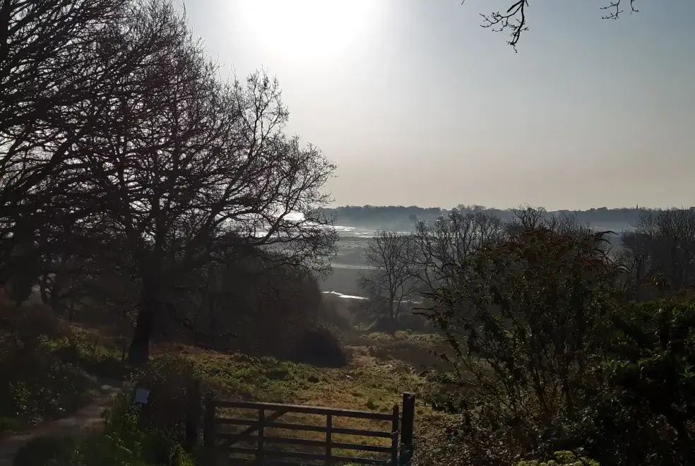 Countryside views at 2 Hope Cottages