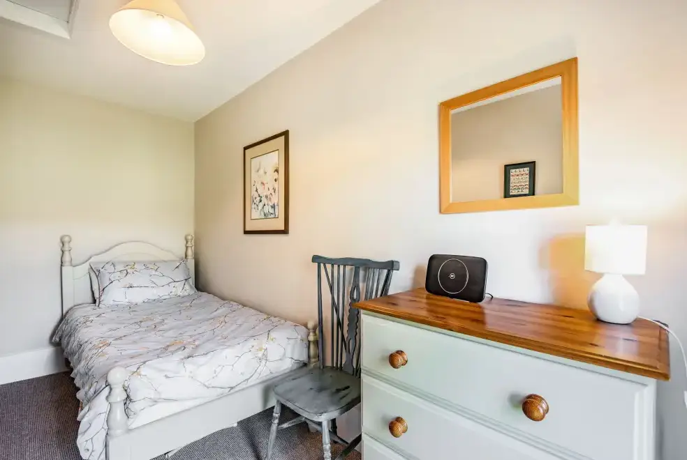 Bedroom at 2 Siluria Cottage