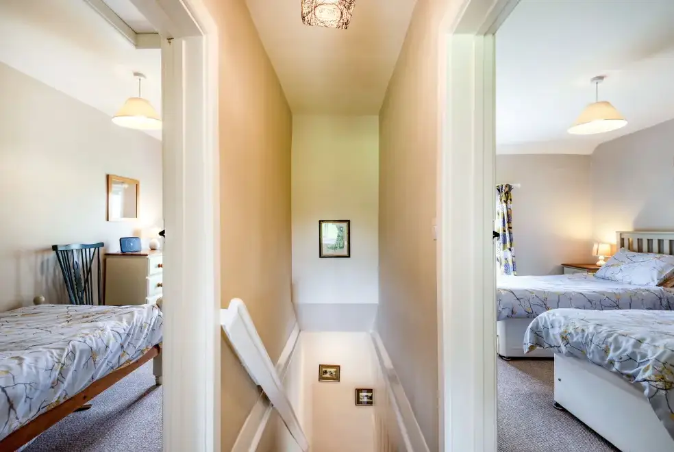 Bedroom at 2 Siluria Cottage