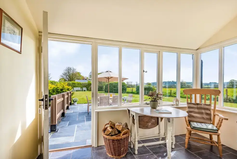 Conservatory at 2 Siluria Cottage
