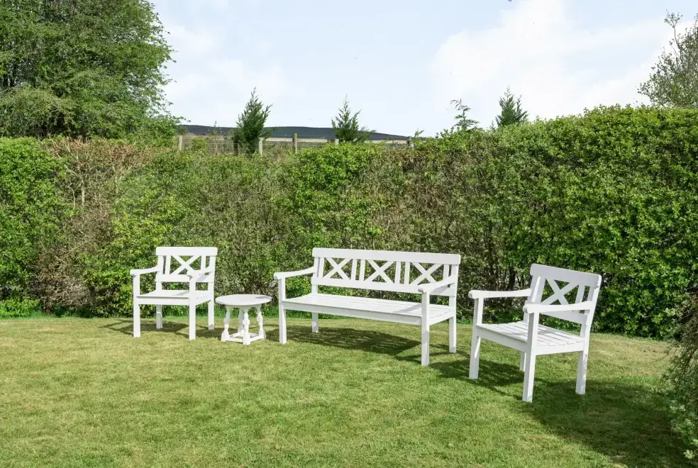 Garden furniture at 2 Siluria Cottage