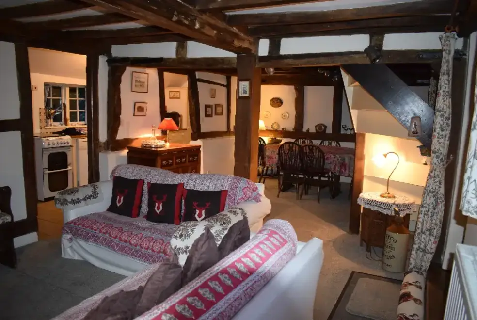 Lounge at 2 Swan Green Cottages