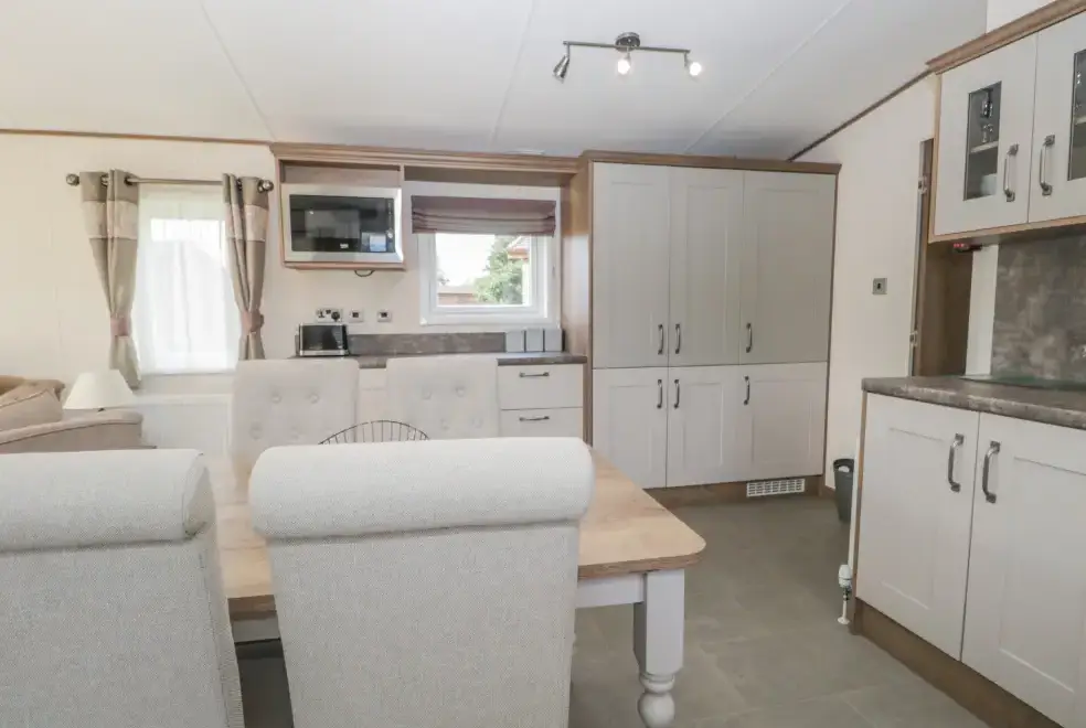 Open plan living area at 22 Sherwood Lodge