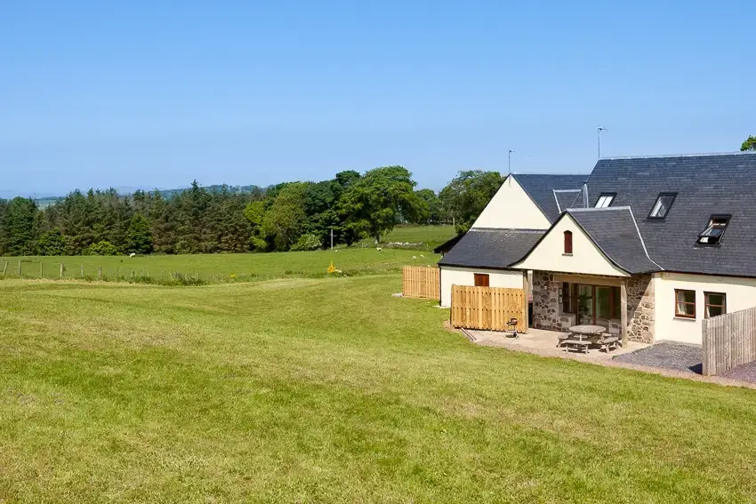 3 Bedroom Rental at Williamscraig Holiday Cottages, from the outside