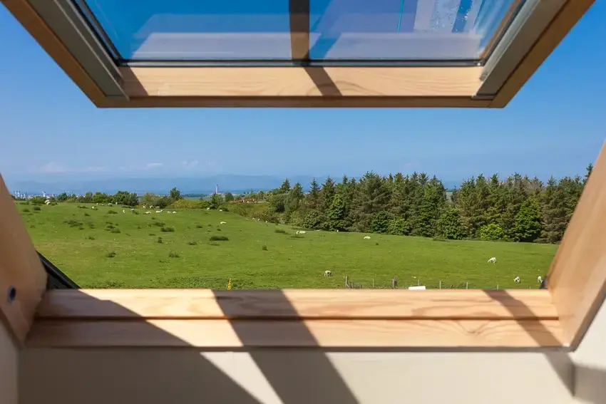 Countryside views at 3 Bedroom Rental at Williamscraig Holiday Cottages