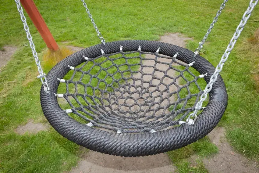 Children’s play area at 3 Bedroom Rental at Williamscraig Holiday Cottages