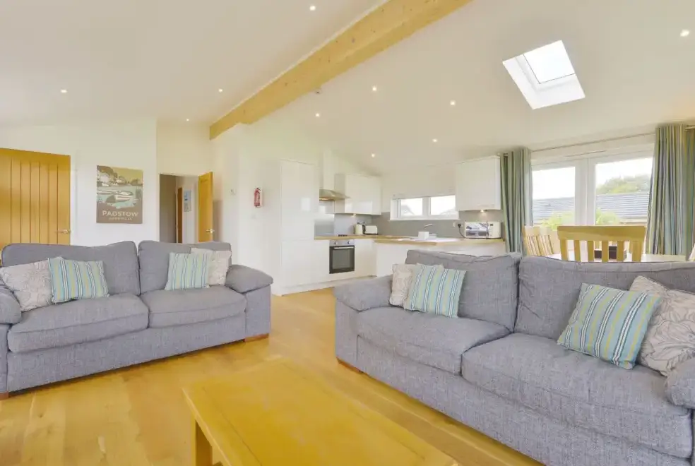 Open plan living area at 4 Horizon View