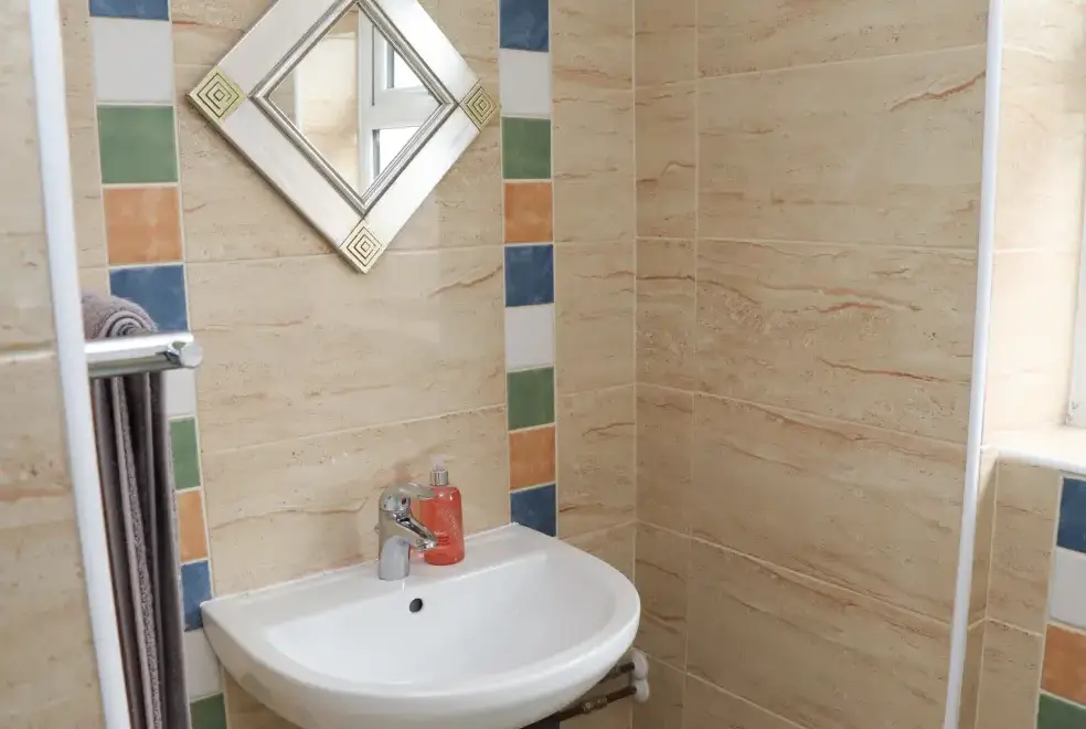 Shower room at 4 Roman Bank