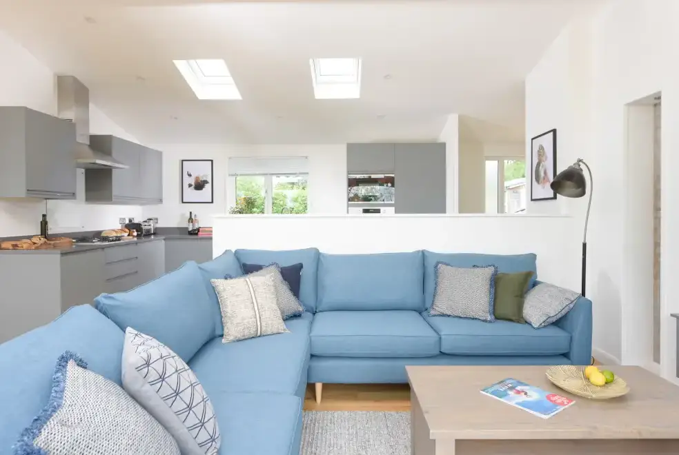 Open plan living area at 5 Southern Place