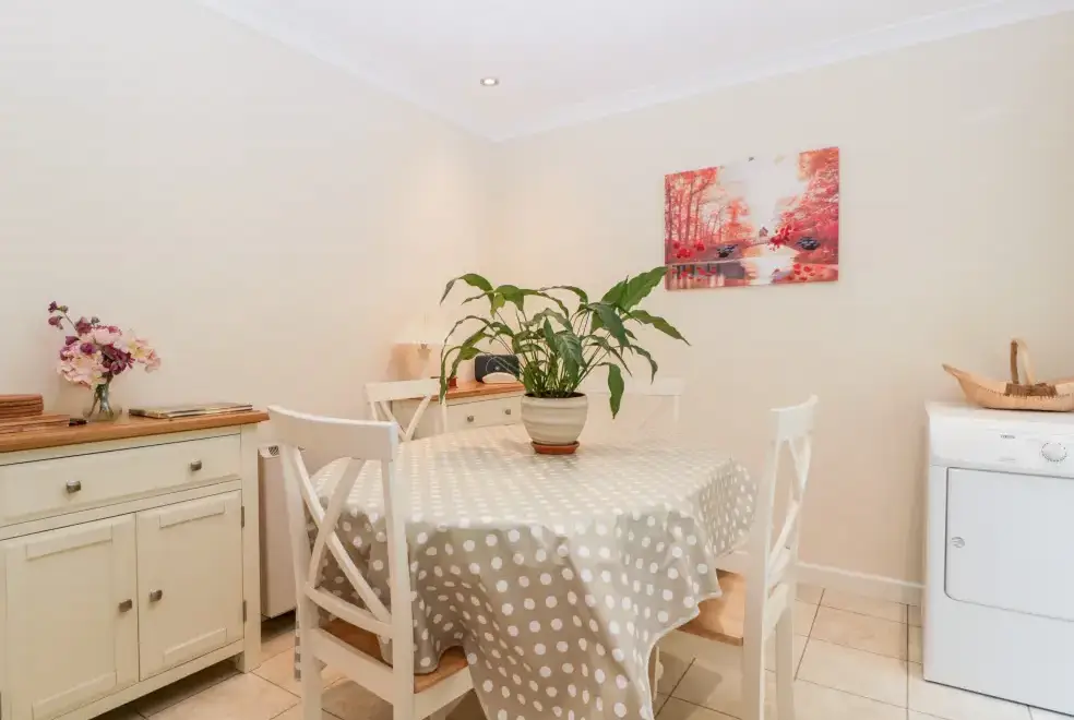 Dining room at 5 Wye Rapid Cottages
