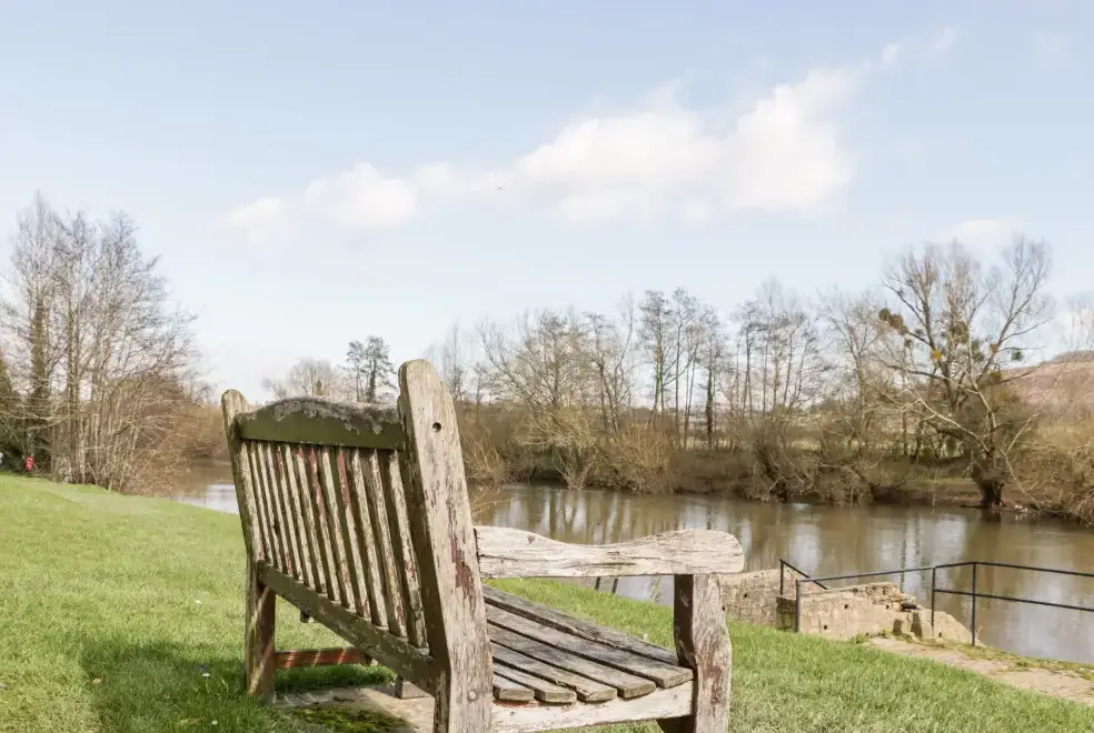Countryside views at 5 Wye Rapid Cottages