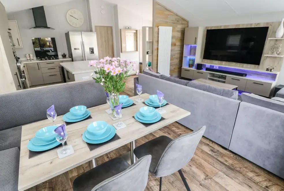 Open plan living area at 69 The Paddocks