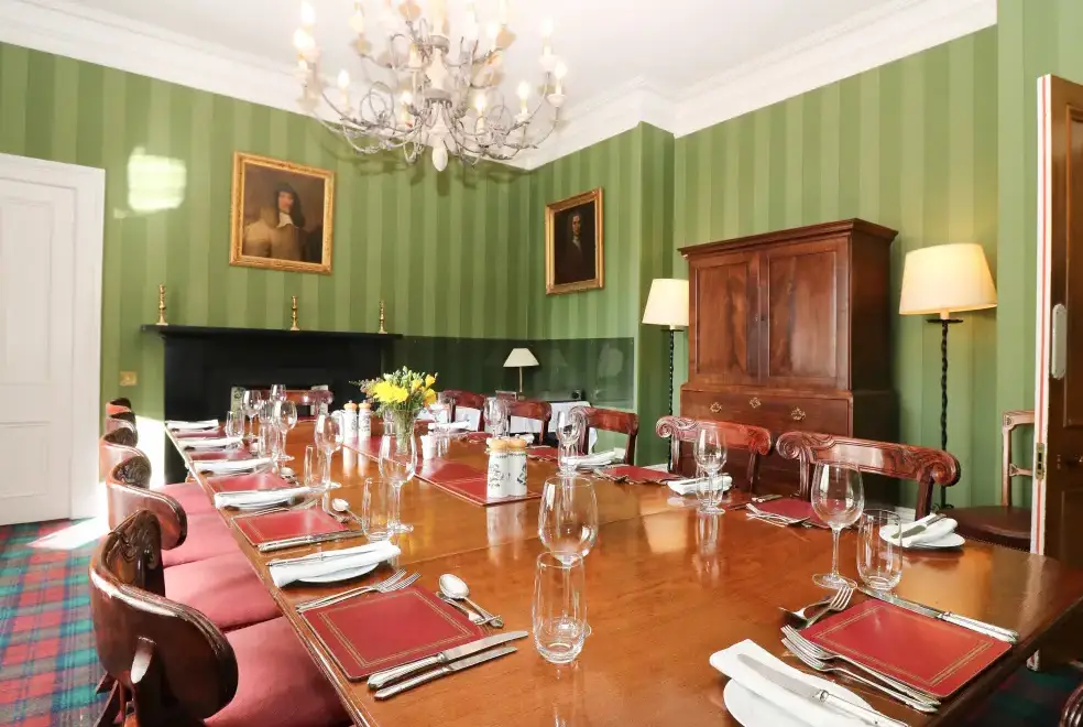 Dining room at 7 Bedroom Large Scottish Country House